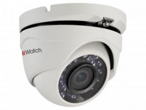 HD-TVI видеокамера купольная с ИК подсветкой HiWatch DS-T203 (3.6 mm) компании "Оптимрус" в городе Краснодар