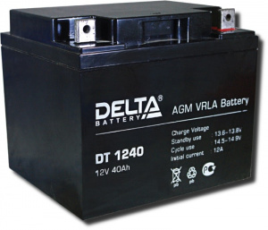 Аккумуляторная батарея Delta DT 12В 40А/ч компании "Оптимрус" в городе Краснодар