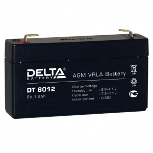 Аккумуляторная батарея Delta DT 6В 1.2А/ч компании "Оптимрус" в городе Краснодар