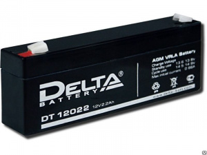 Аккумуляторная батарея Delta DT 12В 2.2 А/ч компании "Оптимрус" в городе Краснодар