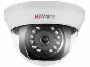 HD-TVI видеокамера внутренняя купольная с ИК подсветкой HiWatch DS-T101 (3.6 mm) компании "Оптимрус" в городе Краснодар