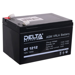 Аккумуляторная батарея Delta DT 12В 12А/ч компании "Оптимрус" в городе Краснодар