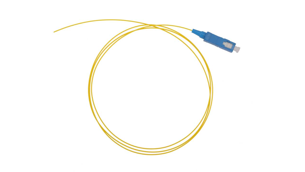 Шнур оптический (пигтейл) ШОС-SM/0.9 мм-SC/UPC-p/t -1.0 м