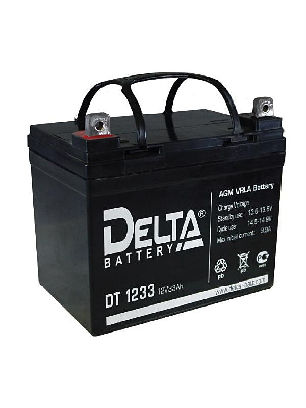 Аккумуляторная батарея Delta DT 12В 33А/ч
