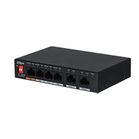 6 портовый с 4-РoЕ коммутатор Dahua DH-PFS3006-4ET-60-V2