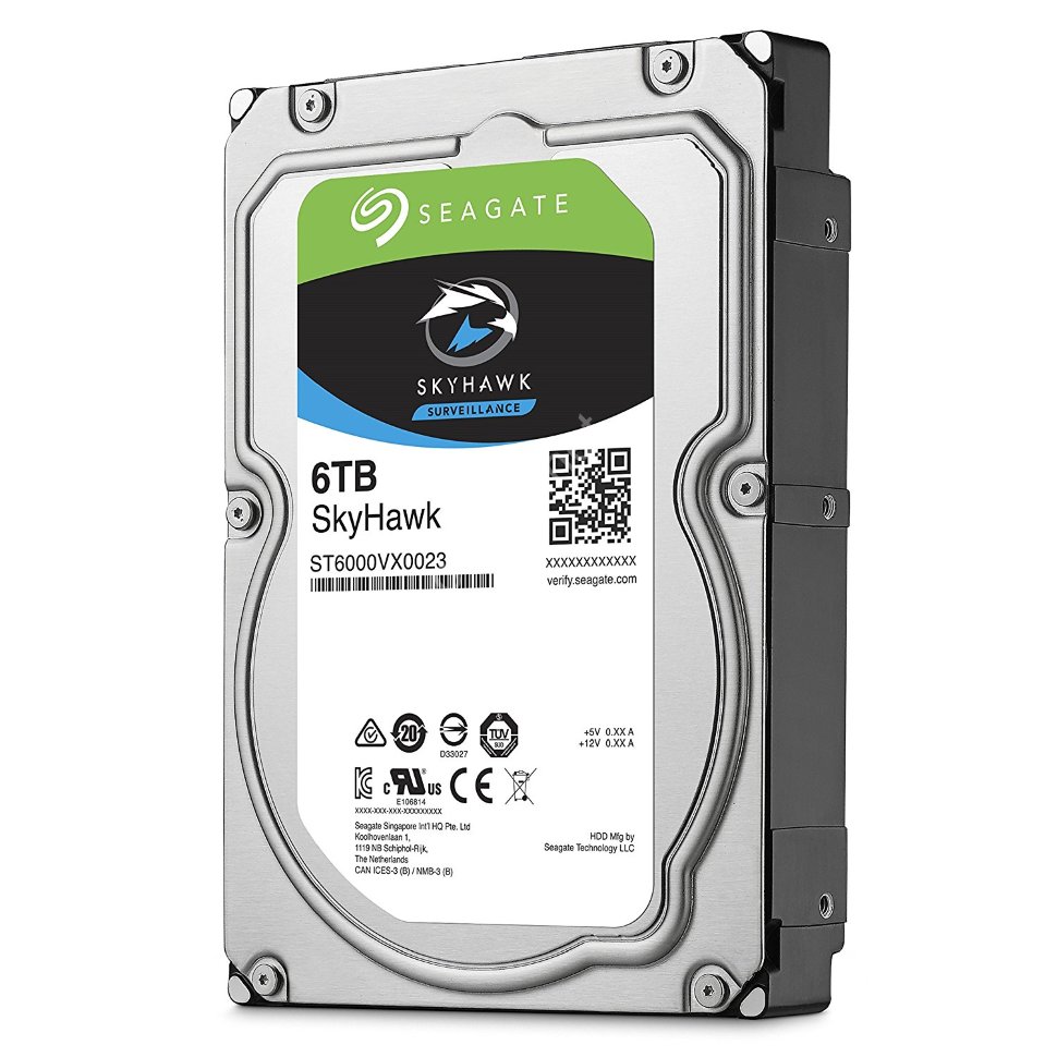 Жесткий диск SEAGATE Skyhawk ST6000VX008, 6ТБ, HDD, SATA III, 3.5