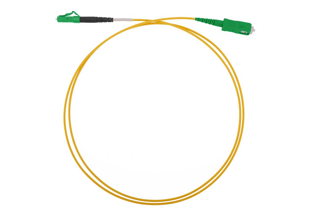 Патч-корд оптический ШОС-SM/2.0 мм-LC/APC-SC/APC-1.0 м