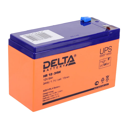 Батарея аккумуляторная Delta HR 12-34W (12V / 9Ah)