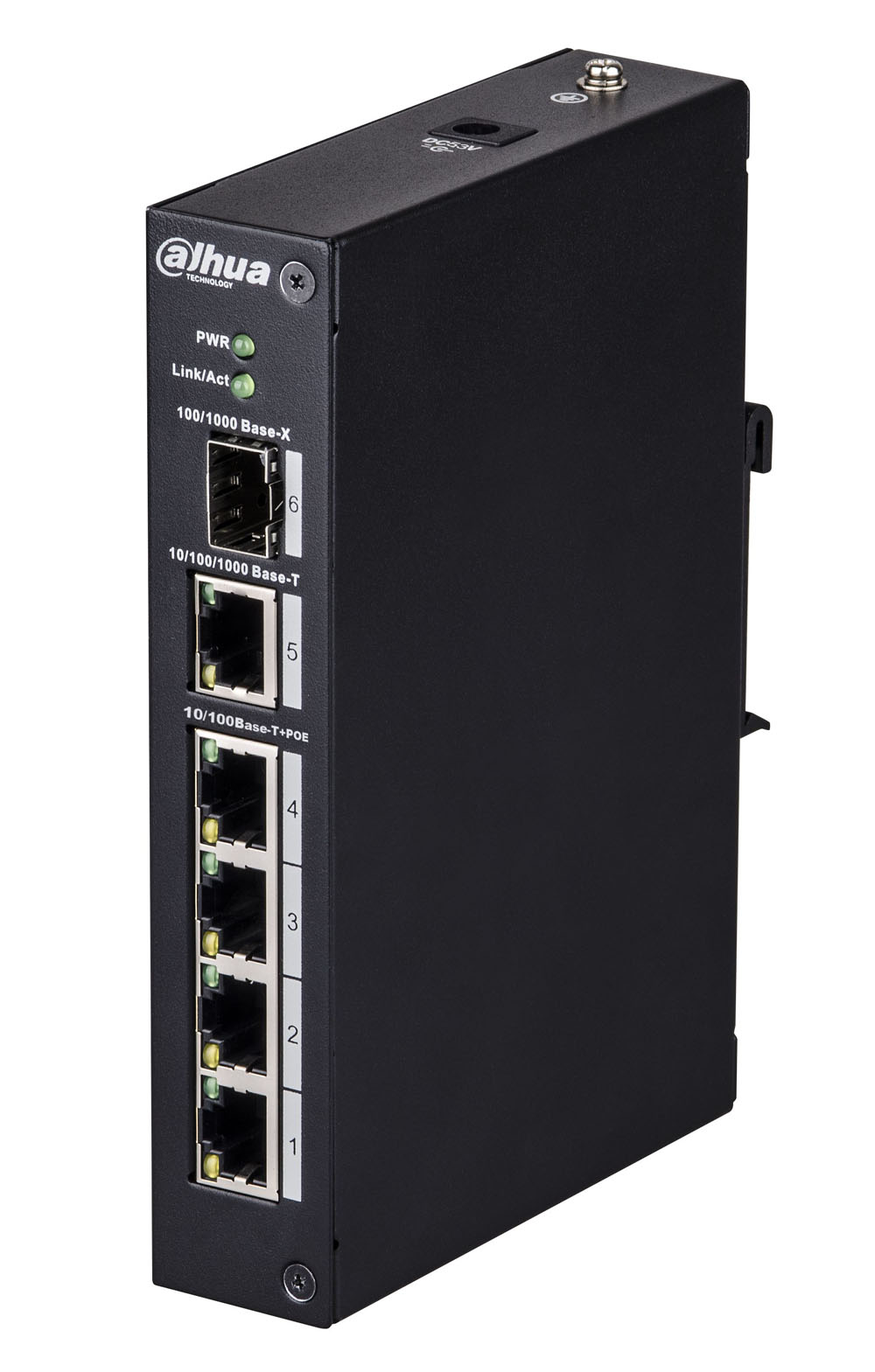 5 портовый с 4-РОЕ коммутатор Dahua DH-PFS3106-4ET-60