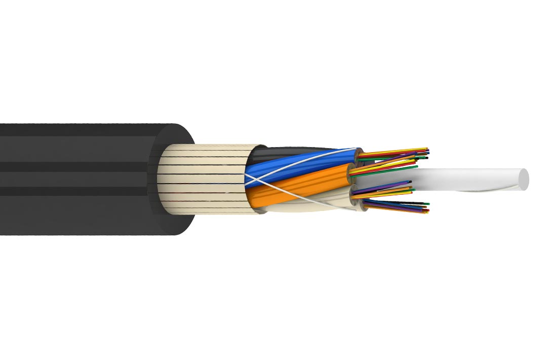 Кабель оптический самонесущий ОКСН 24 G.652D 3kH
