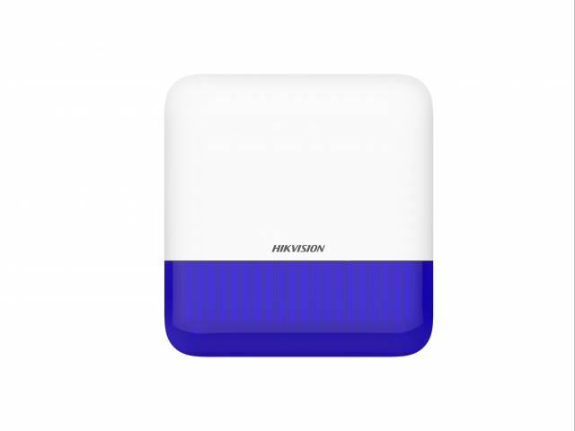 Беспроводной уличный оповещатель (синий индикатор) Hikvision (AX PRO) DS-PS1-E-WE (Blue Indicator)