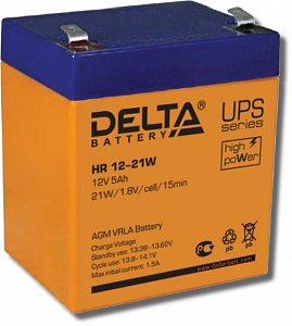 Аккумуляторная батарея Delta HR 12-21 (12V / 5Ah)