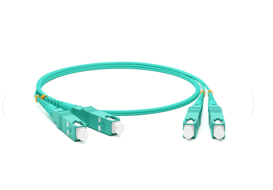 Патч-корд волоконно-оптический (шнур) MM 50/125(OM3), SC-SC, 2.0 мм, duplex, 10G/40G, LSZH, 5 м