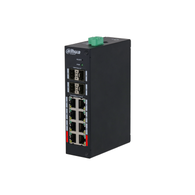 12 портовый с 8-РОЕ управляемый коммутатор Dahua DH-HS4412-8ET-96