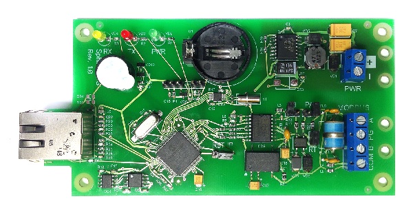 Преобразователь интерфейса Sigur-Orion  (Modbus<->Ethernet)