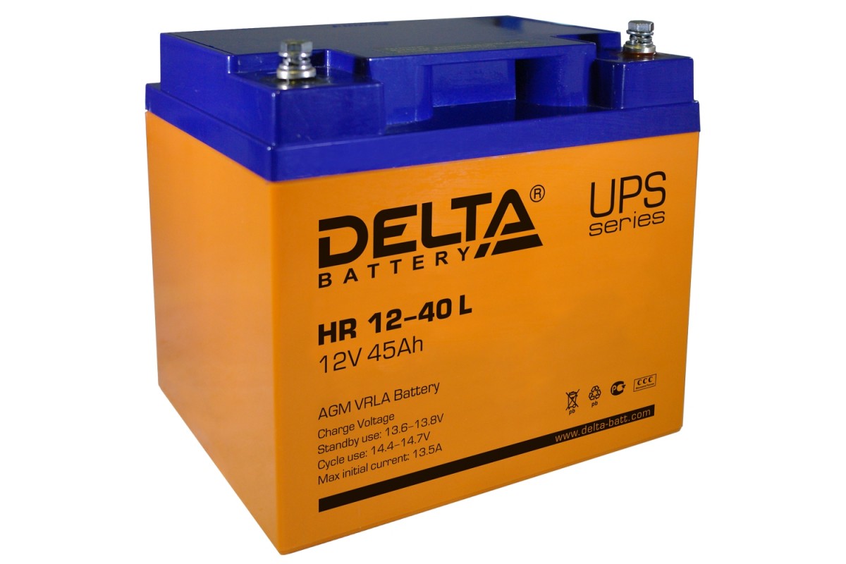 Аккумуляторная батарея Delta HR 12-40