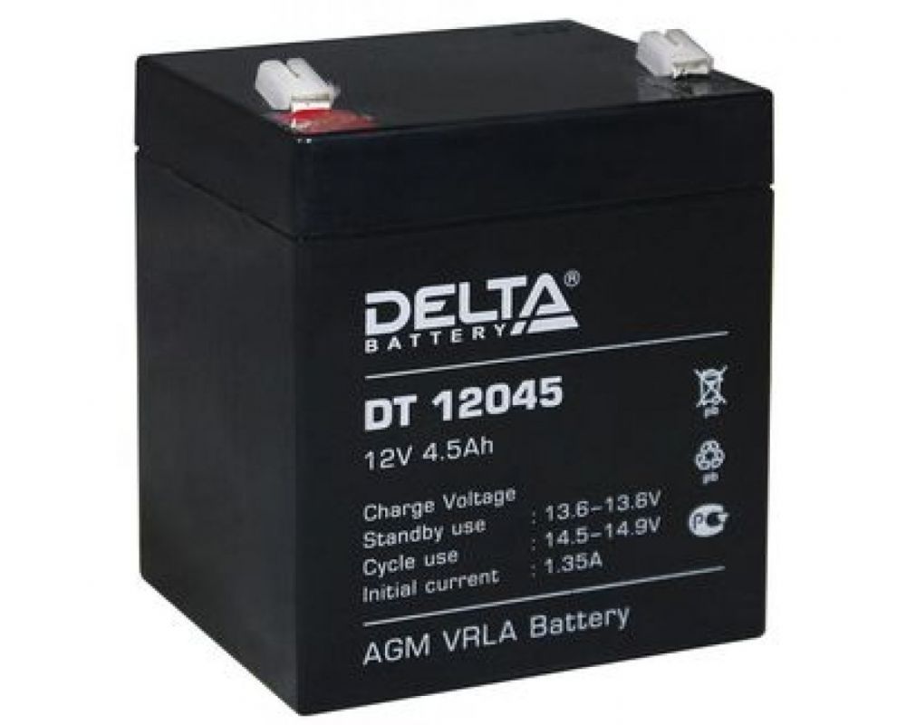 Аккумуляторная батарея Delta DT 12В 4,5А/ч