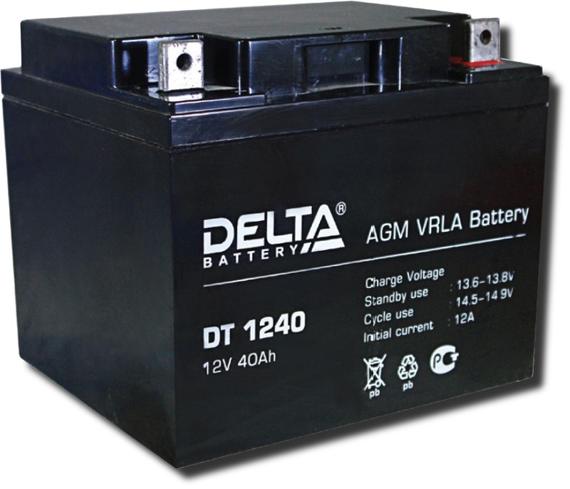Аккумуляторная батарея Delta DT 12В 40А/ч