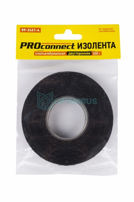 Изолента х/б Proconnect двусторонняя 200 гр.