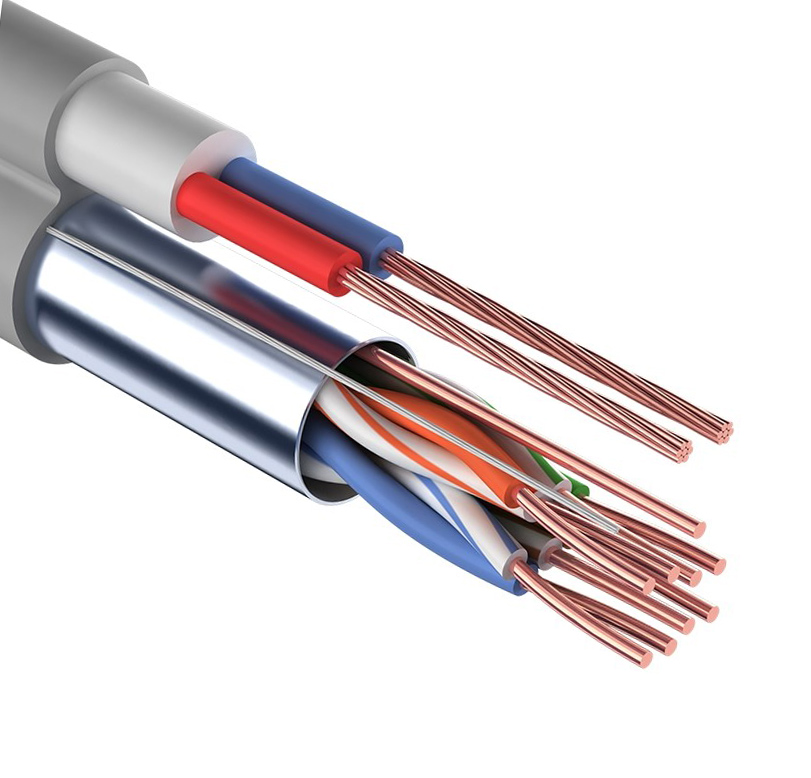 multi Кабель FTP 4PR 24AWG CAT5e + 2x0,75 OptimLAN