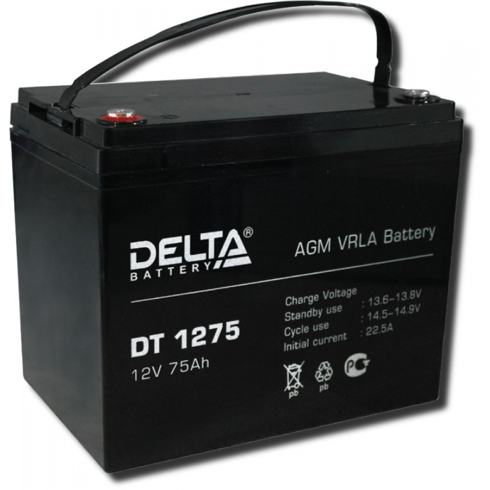 Аккумуляторная батарея Delta DT 12В 75А/ч