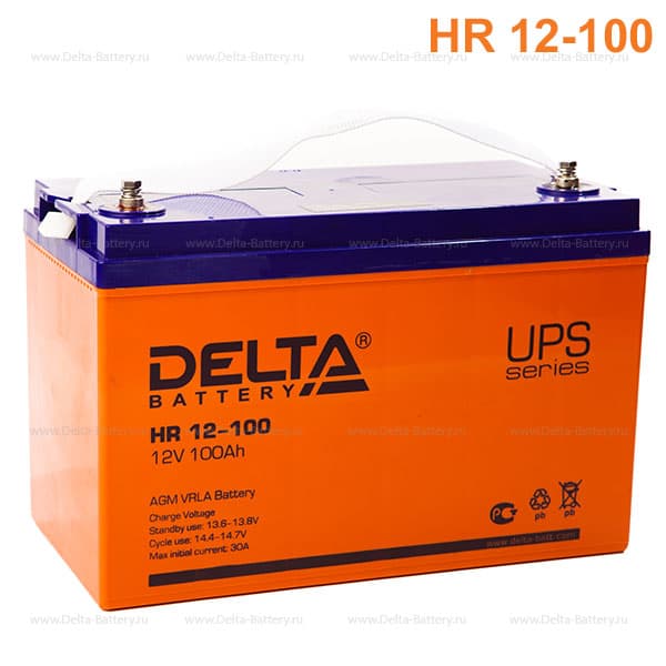 Аккумуляторная батарея Delta HR 12-100