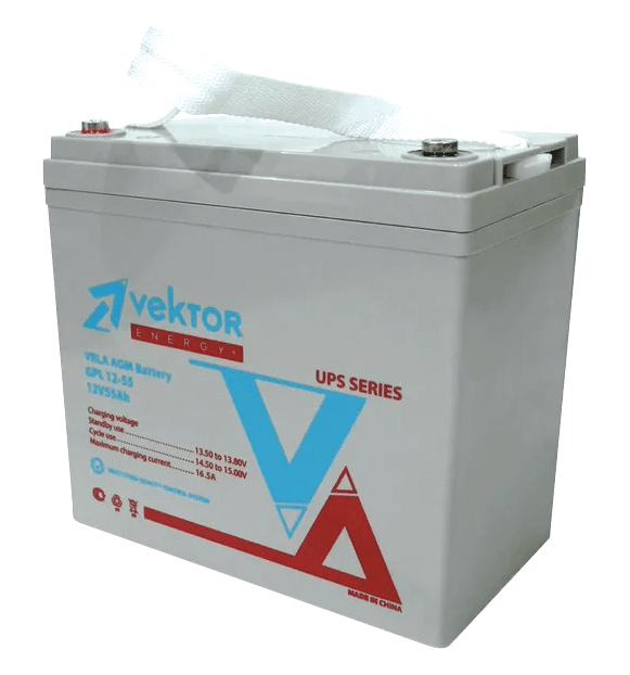 Аккумуляторная батарея VEKTOR ENERGY GPL 12-55