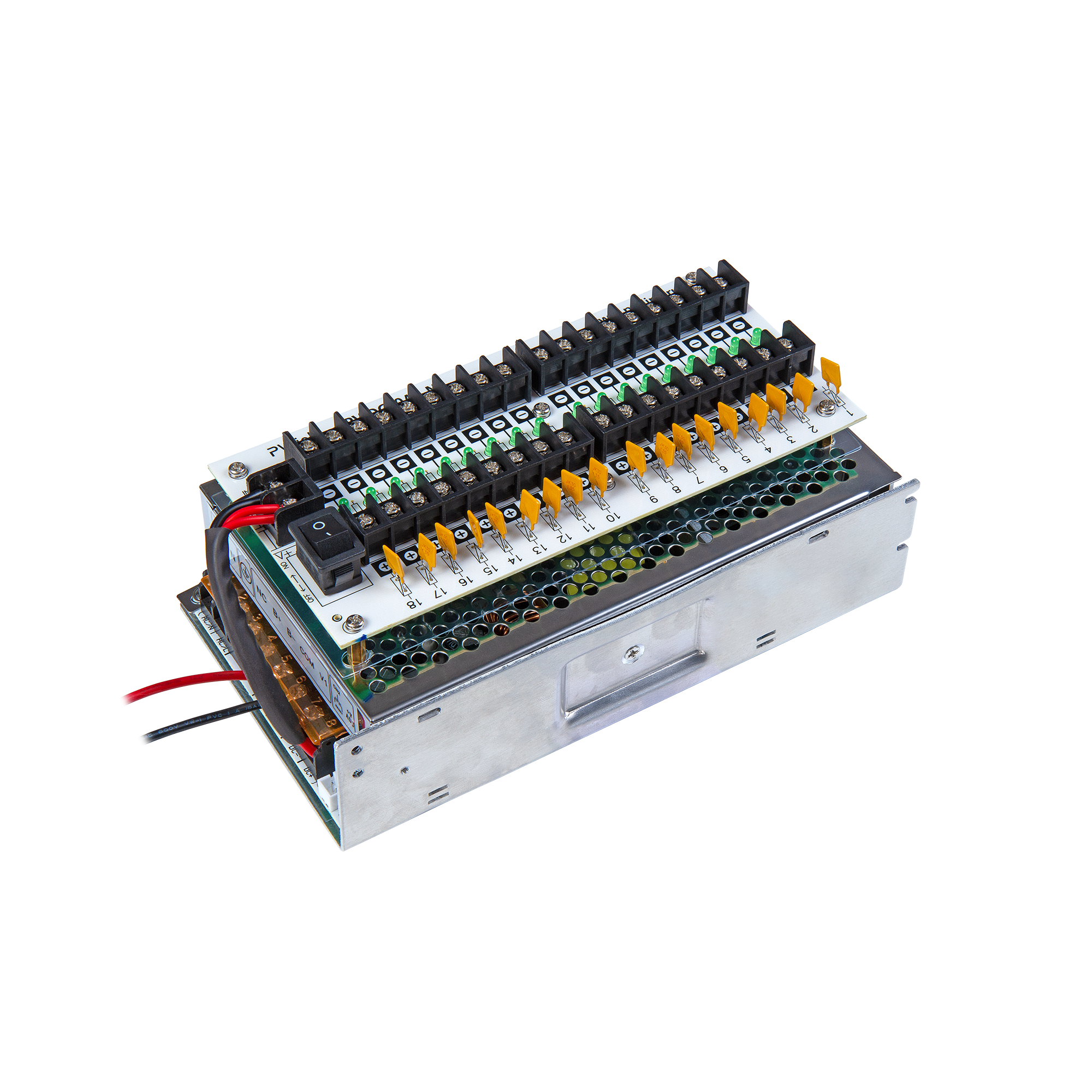 PV-DC10A+ NC PV-Link v.2090 блок питания стабилизированный, DC 12 В, 10 А, 18 выходов