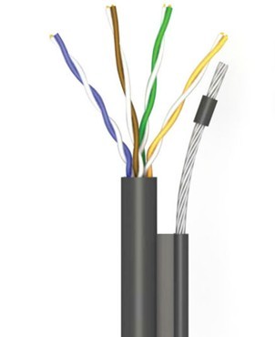 Кабель витая пара UTP 4PR 24AWG CAT5e OUTDOOR + TR UrbanLAN